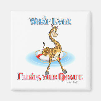 Wat er ook op drijft Uw Giraffe Magneet