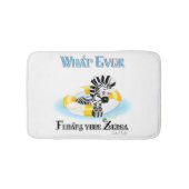 Wat er ook op drijft Uw Zebra 3 Badmat (Voorkant)
