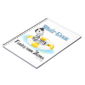 Wat er ook op drijft Uw Zebra 4 Notitieboek (Linkerzijde)