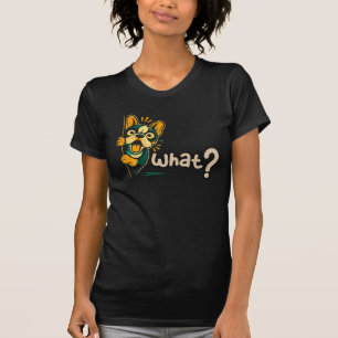 Wat?! Franse Bulldog Grappig Hond Reactie Cadeau T-shirt