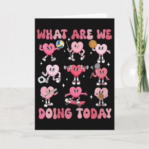 Wat gaan we vandaag doen Pe Leraar Hartjes Valenti Kaart