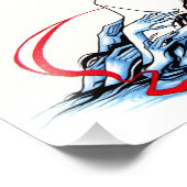 Wat gaf het water me? foto afdruk (Hoek)