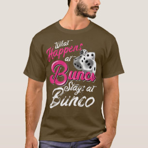 Wat gebeurt er in Bunco Stays bij Bunco Funny Bunc T-shirt