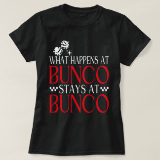 Wat gebeurt er in Bunco Stays bij Bunco Funny Bunc T-shirt