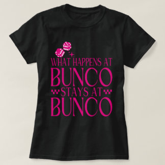 Wat gebeurt er in Bunco Stays bij Bunco Funny Bunc T-shirt