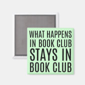 Wat gebeurt er in de bendes van de Boekenclub? Magneet (Voorkant / Achterkant)