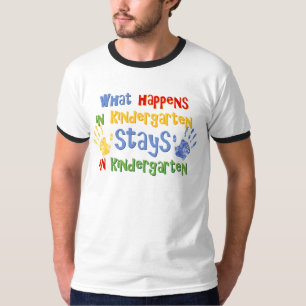 Wat gebeurt er in de Kindergarten? T-shirt
