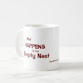Wat gebeurt er in de Lege Nest? Koffiemok (Voorkant links)