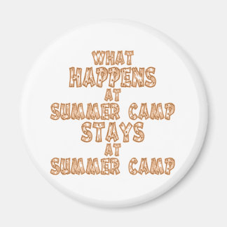 Wat gebeurt er in het zomerkamp? magneet