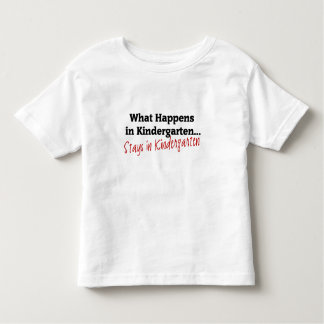 Wat gebeurt er in Kindergarten? Kinder Shirts