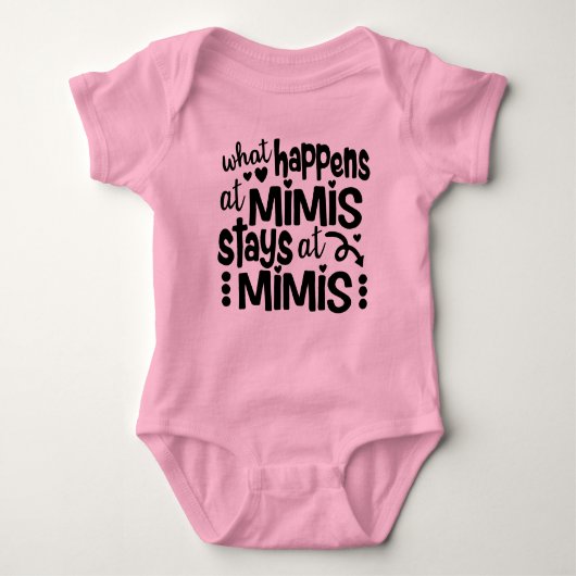 Wat gebeurt er in Mimi's Stays bij Mimi's Romper (Voorkant)