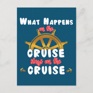 Wat gebeurt er met de cruisestaten op de cruise? briefkaart