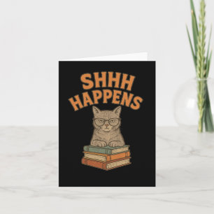 Wat gebeurt er met de grappige bibliotheek van kat kaart