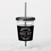 Wat gebeurt er met het Meisjesreisje Aangepaste Me Acryl Drinkbeker (Voorkant)