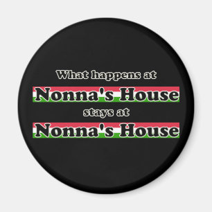 Wat gebeurt er op de zwarte achtergrond van Nonnas Magneet