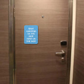 Wat gebeurt er op het schip blijft op het schip -  magneet