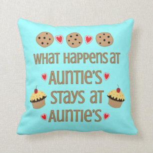 Wat gebeurt er op het Sierkussen van Auntie?