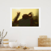 Wat gebeurt er? poster (Keuken)