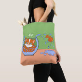 Wat gebeurt er? tote bag (Dichtbij)
