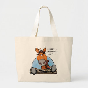 WAT... GEEN KARROT? GROTE TOTE BAG