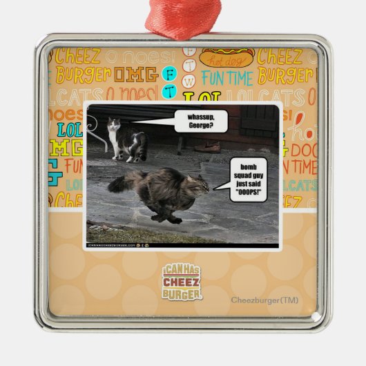 Wat, George? Metalen Ornament (Voorkant)