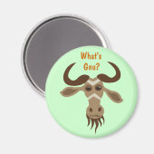 Wat GNU Stuff_Gary Gnu_Wat is GNU? Magneet (Voorkant / Achterkant)