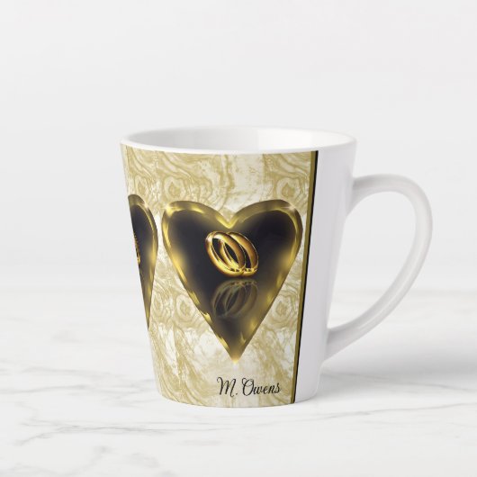 Wat God heeft samengesteld bruiloft Latte Mok (Rechts)