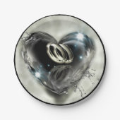 Wat God heeft samengesteld bruiloft (zilver) Papieren Bordje (Voorkant)