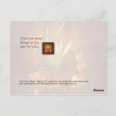 Wat God heeft voorbereid Briefkaart (Achterkant)