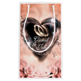 Wat God Samen Brengt Roze (Zilveren) Trouwen Klein Cadeauzakje