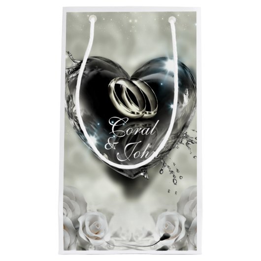 Wat God Samengesteld Heeft (Zilveren) Bruiloft Klein Cadeauzakje (Voorkant)