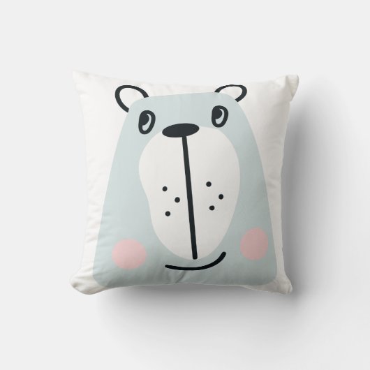 Wat grappig beer kussen (Voorkant)