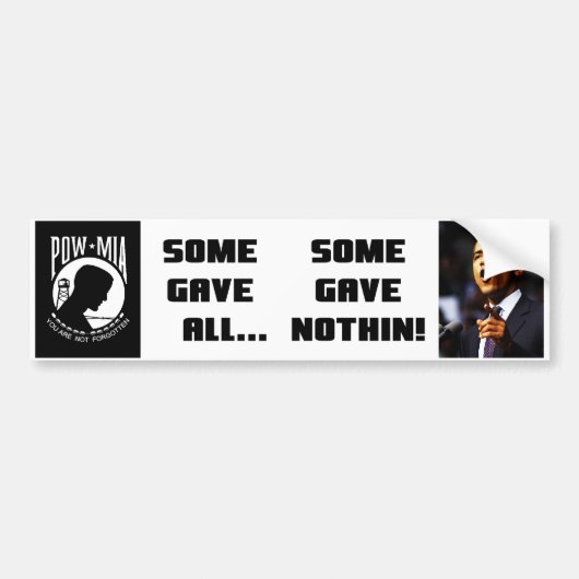 Wat heb je allemaal gegeven! bumpersticker (Voorkant)