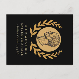 Wat heb je met grote konijnen? Julius Caesar Briefkaart