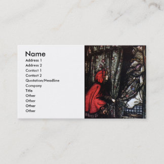 Wat heb je met grote tanden? visitekaartje