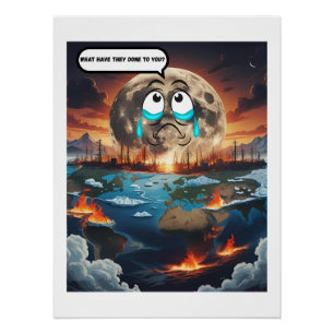 Wat hebben ze je aangedaan? – Als de maan het kon Perfect Poster