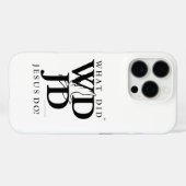 Wat heeft Jezus gedaan? Case-Mate iPhone Case (Achterkant (horizontaal))