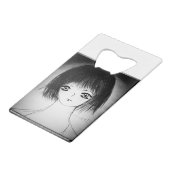 Wat het begin van de wereld kredietkaart flessenopener (Voorkant Gekanteld)