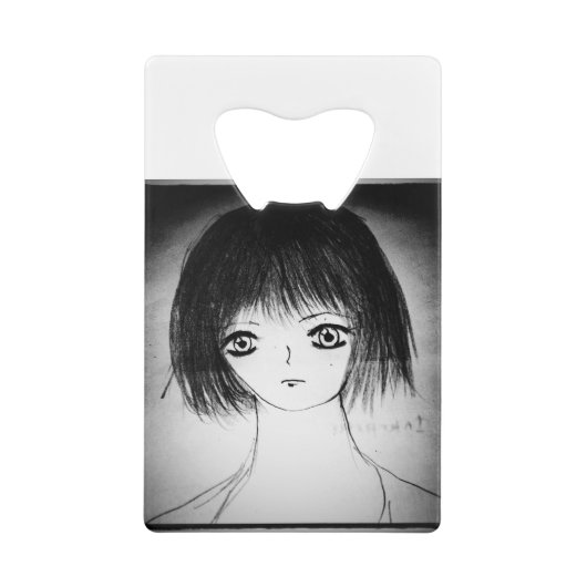 Wat het begin van de wereld kredietkaart flessenopener (Achterkant)