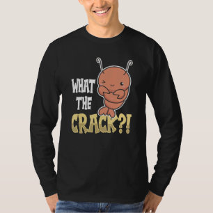 Wat het Crack citeert voor een krabband ventilator T-shirt