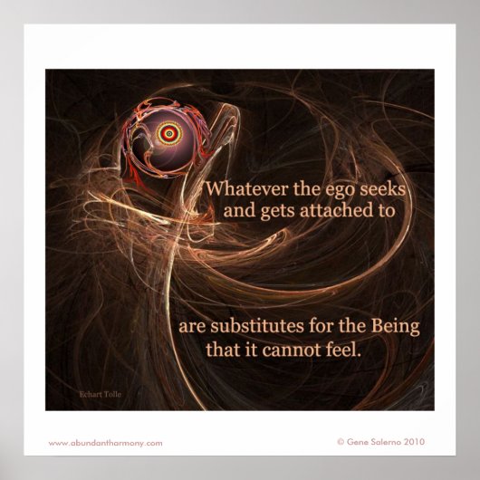 Wat het ego ook zoekt... poster (Voorkant)