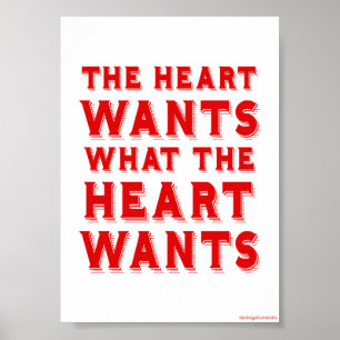 Wat het hart wil poster