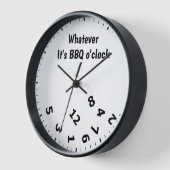 Wat het ook is BBQ O'clock barbeque barbecue fan (Hoek)