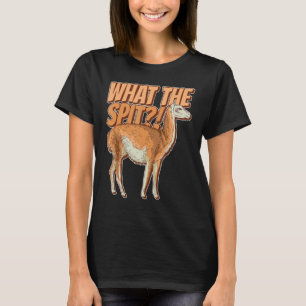 Wat het spit citaat voor een Guanaco T-shirt