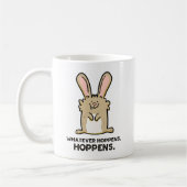Wat Hoppens ook is, Hoppens Rabbit Pun Mok (Links)