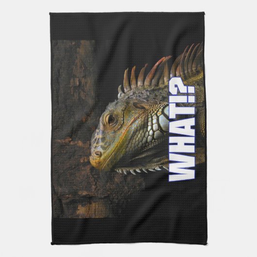 Wat? Iguana Theedoek (Verticaal)