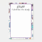 Wat ik al had moeten doen post-it® notes (Voorkant)