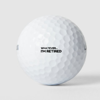 Wat... Ik ben in ruste Golfballen