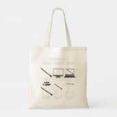 Wat ik doe in mijn reservetijd Clarinet3 Tote Bag (Achterkant)