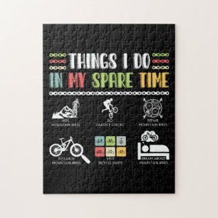 Wat ik doe in mijn vrije tijd - MTB Mountain Bike Legpuzzel